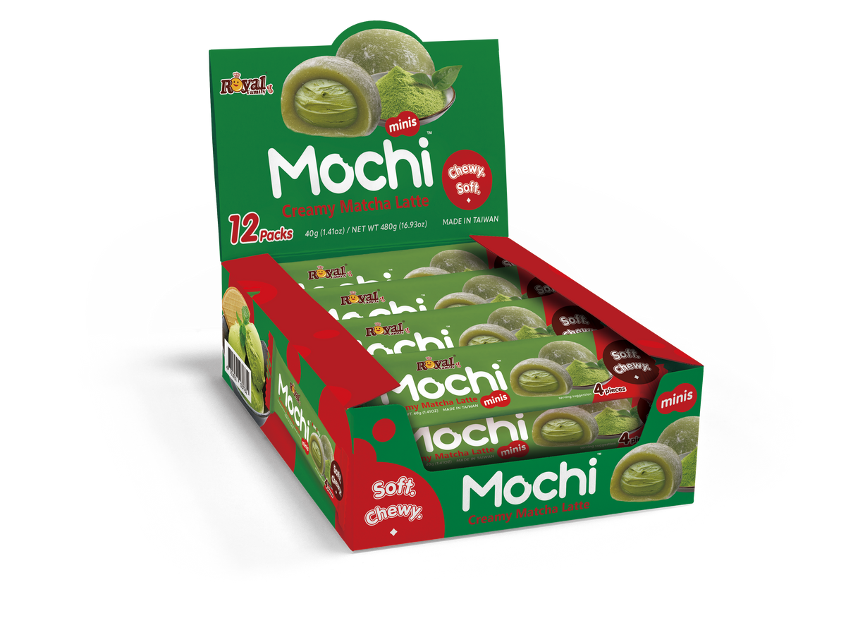 Royal Family Mochi Minis Creamy Matcha Latte - Snack Pack