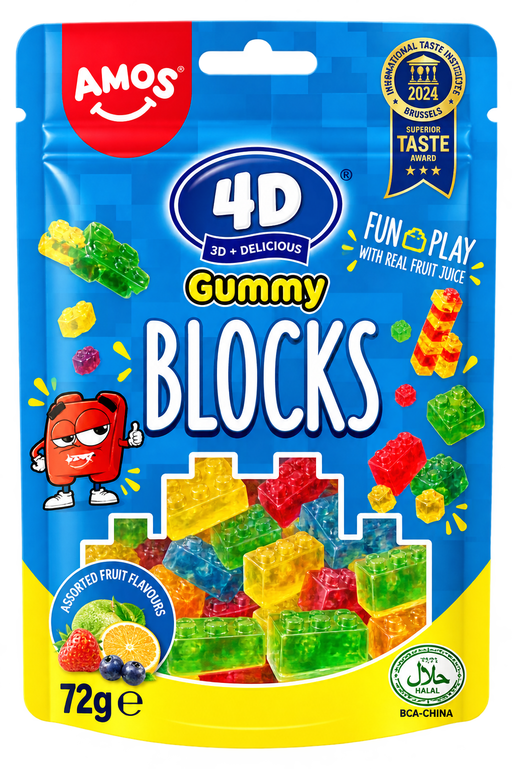 Amos 4D Gummy Blocks
