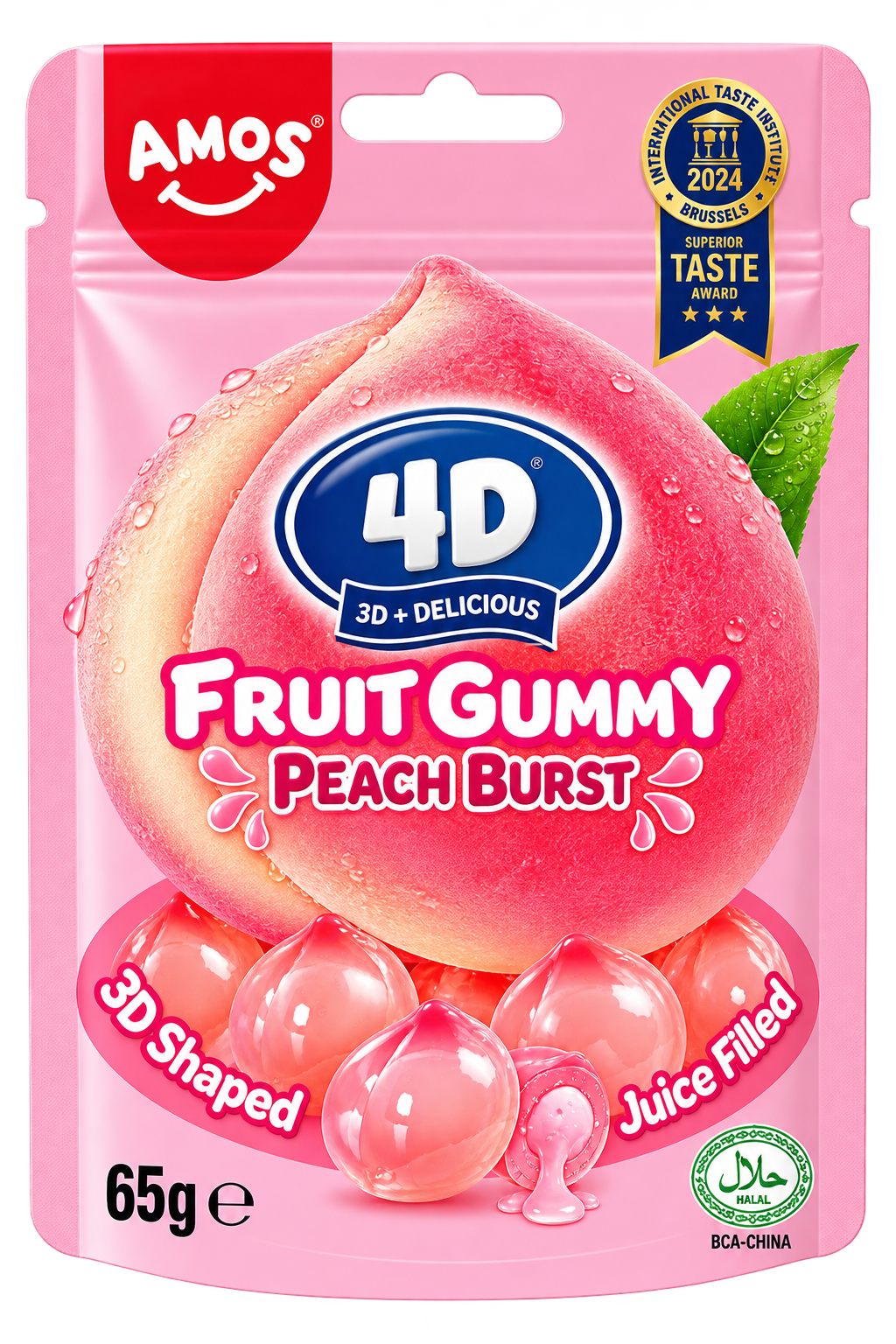 Amos 4D Peach Burst