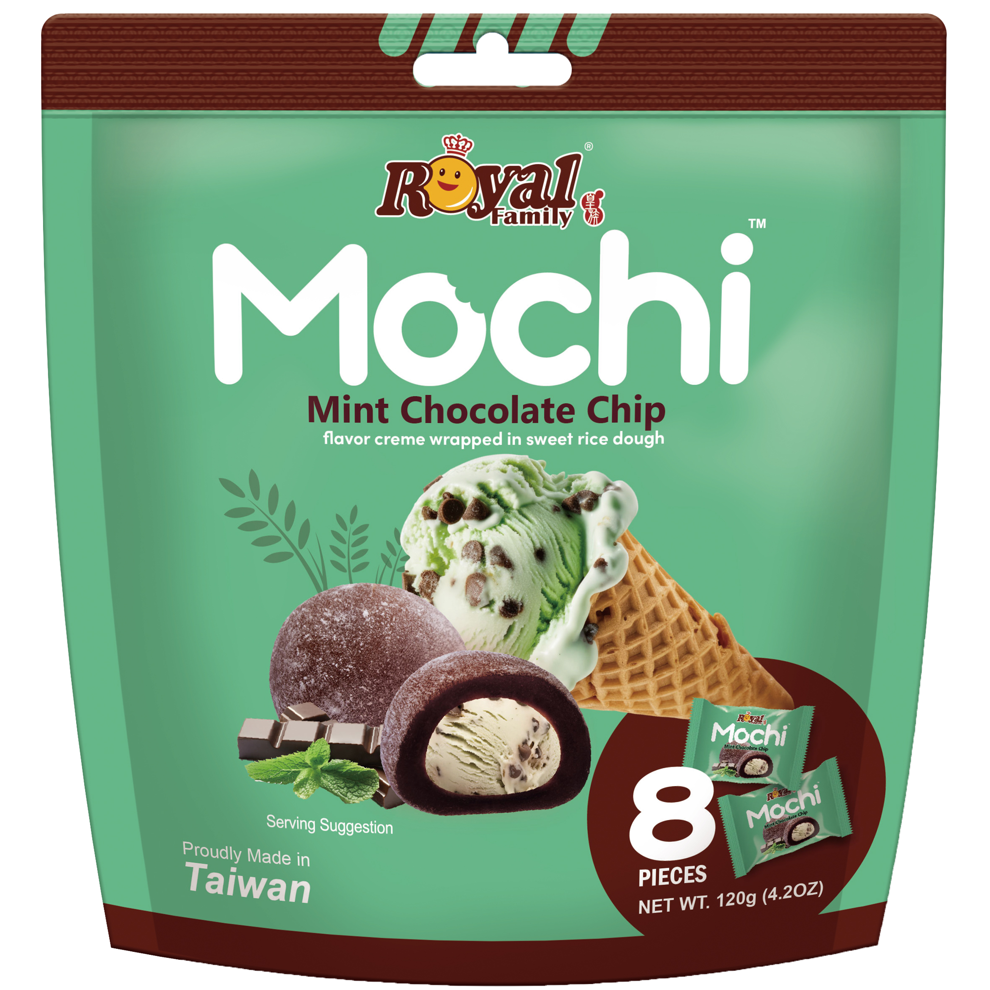 Royal Family Mochi Mint Chocolate Chip