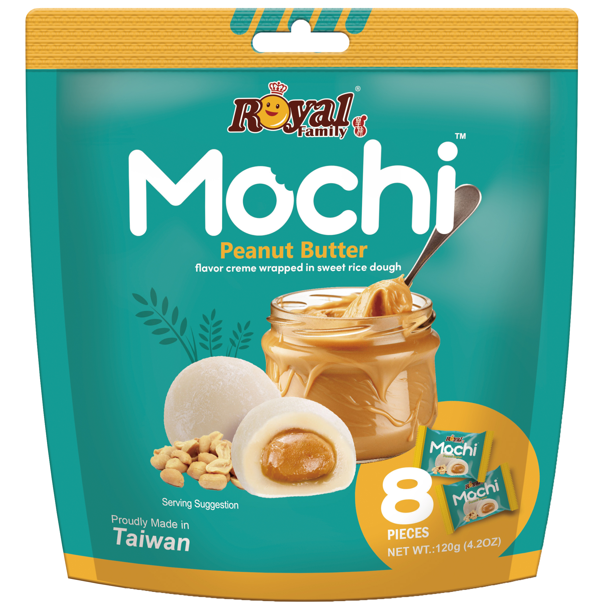 Royal Family Mochi Peanut Butter