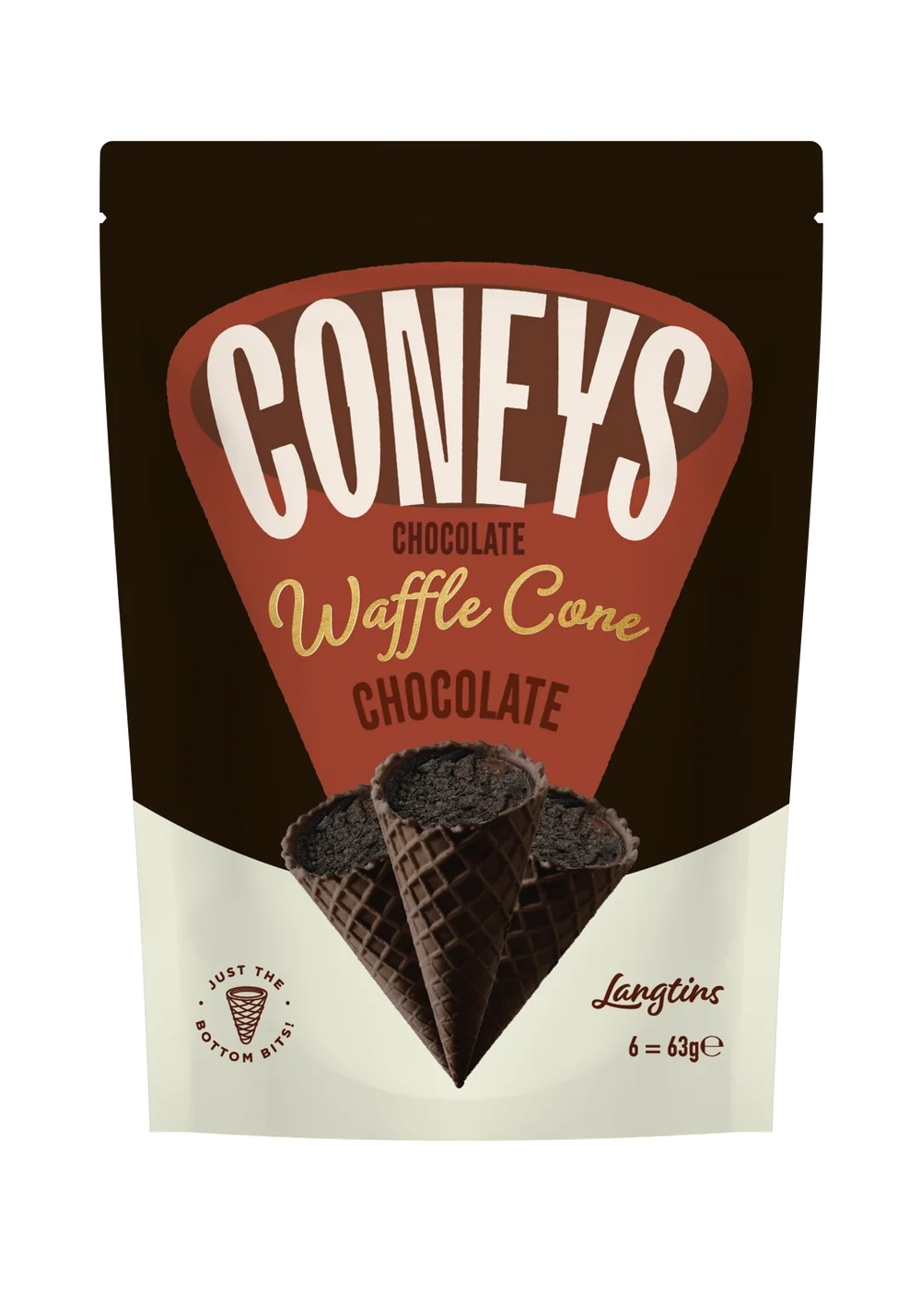 Coneys Chocolate Chocolate Waffle Cones