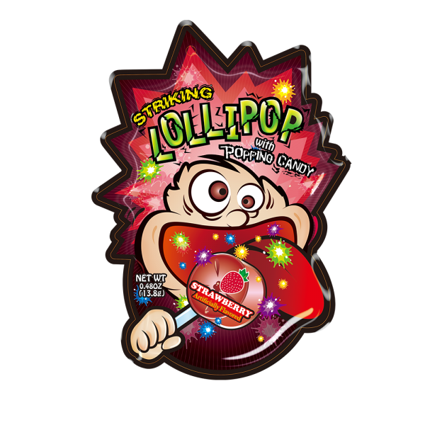 Striking Candy Lollipop Strawberry