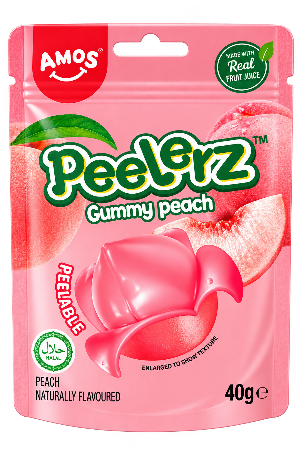 Amos Peelerz Gummy Peach