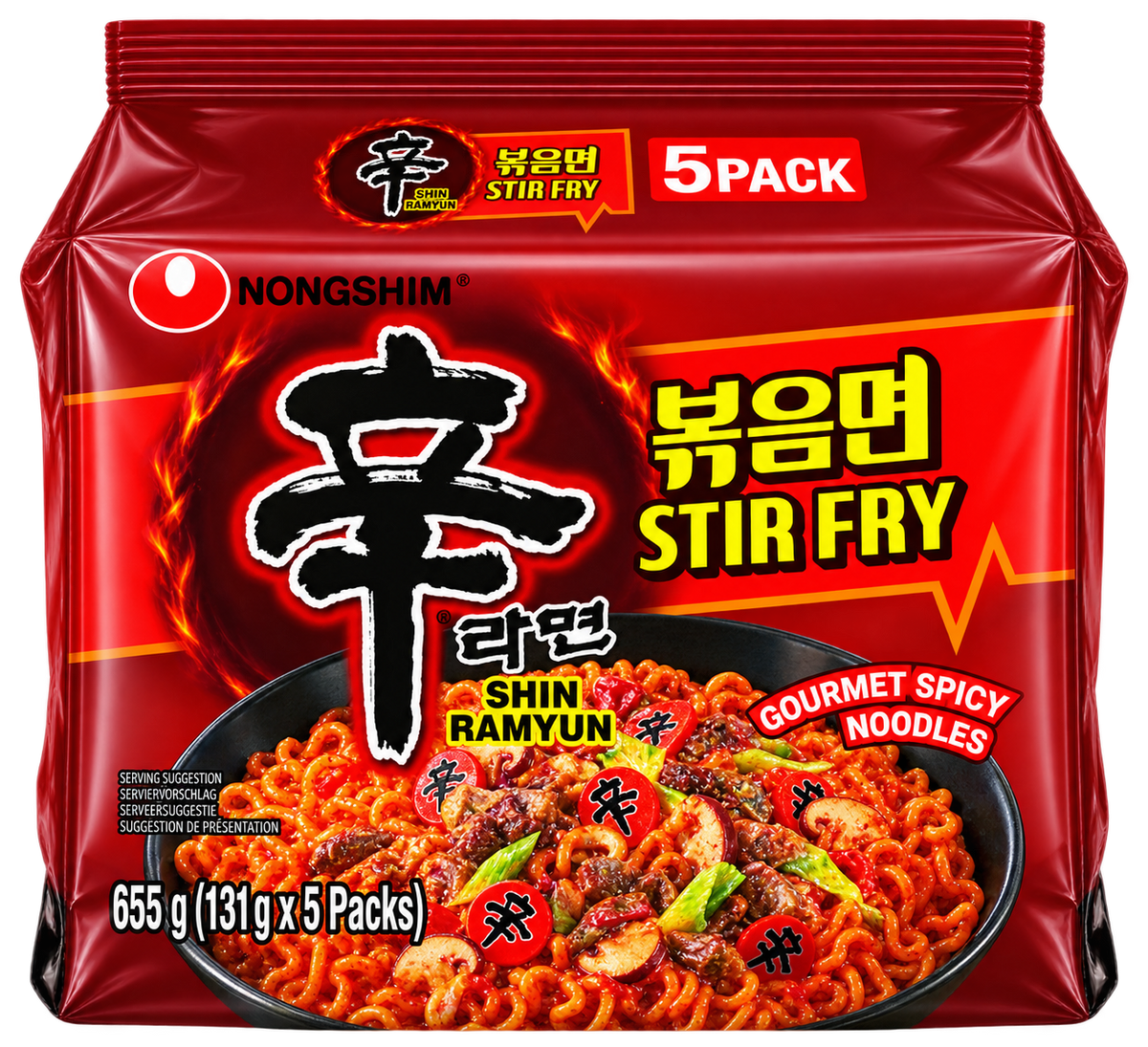 Nongshim Shin Ramyun Stir Fry Multipack